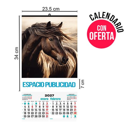 Calendario Pared Folio 23,5x34 cm Bimensual