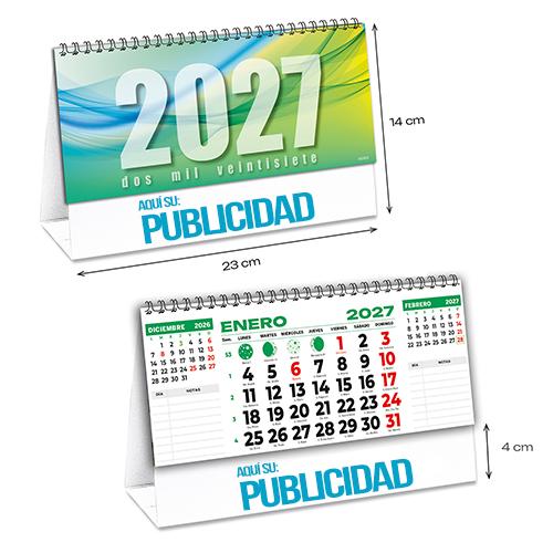 Calendario Sobremesa 7 Hojas W-O Neutro Notas 23x14 cm