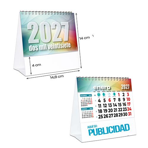Calendario Sobremesa 14 Hojas Pequeño 14,8x14 cm