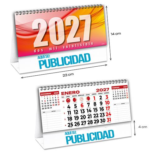Calendario Sobremesa 14 Hojas W-O Neutro Notas 23x14 cm
